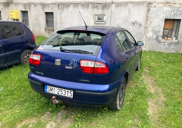 Seat Leon cena 6500 przebieg: 198000, rok produkcji 2003 z Wolsztyn małe 79